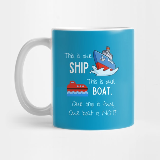 This is Our Ship by TravelTeezShop